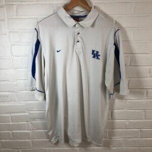Vintage 90s Nike Team University of Kentucky Wildcats Polo Golf Shirt Men's XL